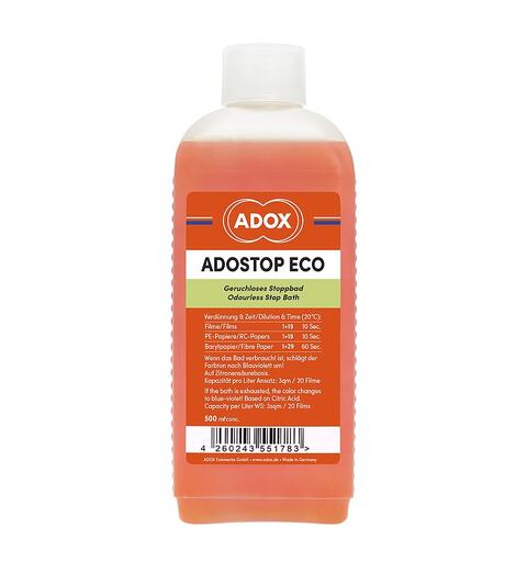Adox Adostop ECO Stopbath with Indicator 500 ml conc.stoppebad til fremkalling