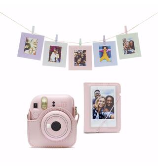 Fujifilm Instax Mini 12 Accessory Kit Blossom Pink. Veske, album og rammer