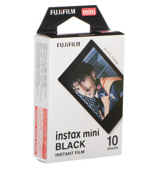 Fujifilm Instax Film 10pk Sort ramme 10 bilder, Fargefilm med sort ramme