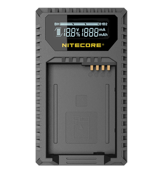 Nitecore FX1 USB Kamerabatterilader Dobbel lader. NP-W126/ NP-W126S