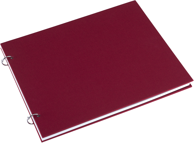 Bookbinders Design BookBinders Album 270x220mm Columbus Rose Red