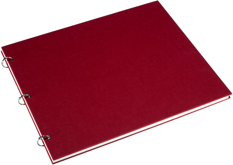 Bookbinders Design BookBinders Album 325x275mm Columbus Rose Red farge