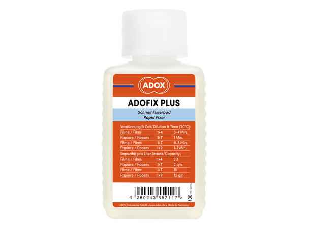 Adox Adofix Plus Fixer 100  ml conc. Fiks til film, blad og papirfremkalling