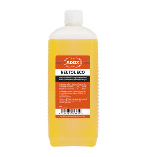 Adox Neutol ECO 1000 ml conc. Høykapasitets sort/hvit papir-fremkaller
