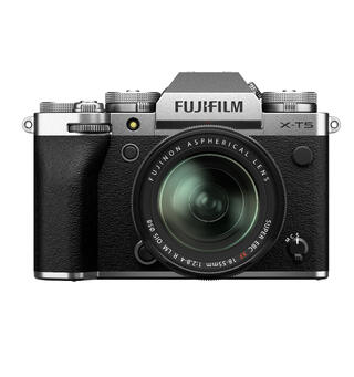 Fujifilm X-T5 Kit m/18-55mm f/2.8-4 Sølv Værtettet, IBIS, 6K, 40Mp
