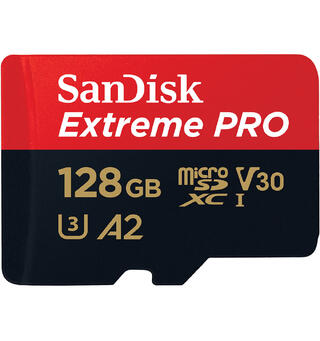 Sandisk MicroSDXC Extreme Pro 128 Gb 200MB/s A2 C10 V30 UHS-I