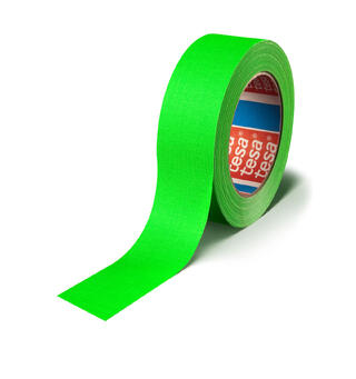 Tesa® 4671 Highlight Gaffa Tape Grønn 25mm x 25m, fluoriserende grønn tape