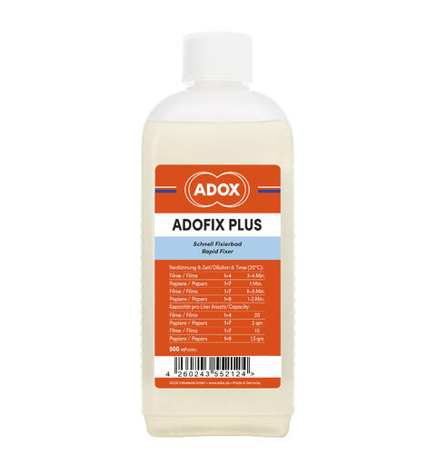 Adox Adofix Plus Fixer 500 ml conc. Fiks til film, blad og papirfremkalling