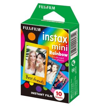 Fujifilm Instax Film mini Rainbow 10ark.Fuji Instax mini/Polaroid PIC300