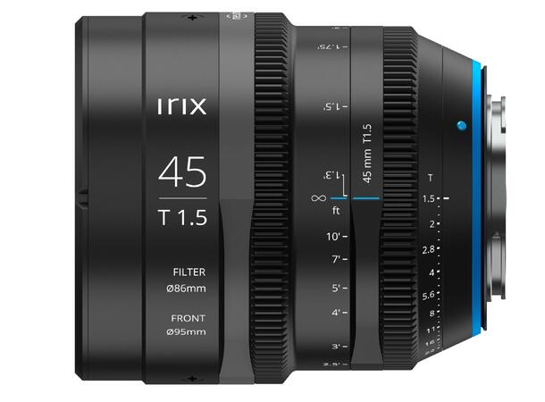 Irix Cine 45mm T1.5 for Canon RF Ultra 8K Ready, Værtettet