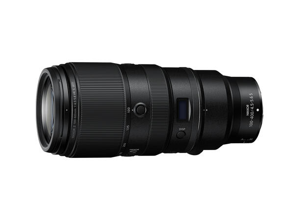 Nikon Z 100-400mm f/4.5-5.6 VR S Lett og kraftig telezoom for Z-system