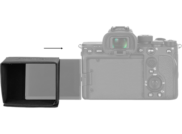 SmallRig 3206 Sunhood for Sony kamera Passer til A7S III, A7C, ZV-1, FX3