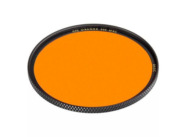 B+W Orange 43mm 550 MRC Basic Oransje filter for S/H fotografering