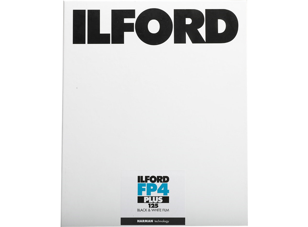 Ilford Film FP4 Plus 8x10 Bladfilm 8x10" 25 Ark