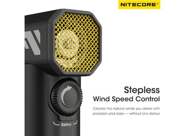 Nitecore CW20 CineWind Kompakt og kraftig vindmaskin