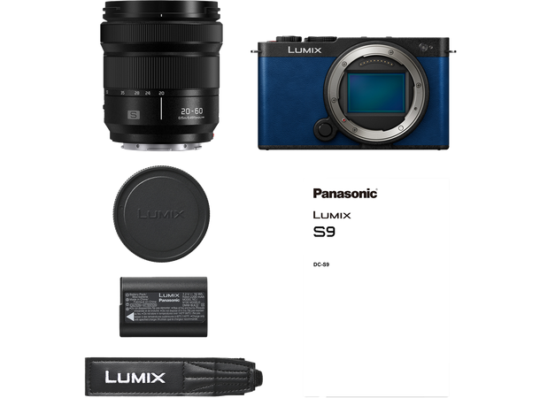 Panasonic Lumix S9 kit 20-60mm f/3.5-5.6 24,2 Mp, Fullformat, Night Blue