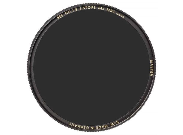 B+W ND-Filter 39 mm ND 1,8 MRC Nano Master | 6 f-stop