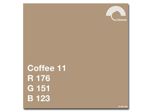 Colorama 2.72X11M Coffee Papirbakgrunn 2,72m bred