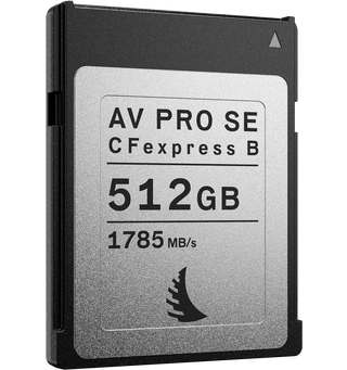 Angelbird AV PRO CFexpress SE Type B 512GB, les:1785, skriv:850MB/s