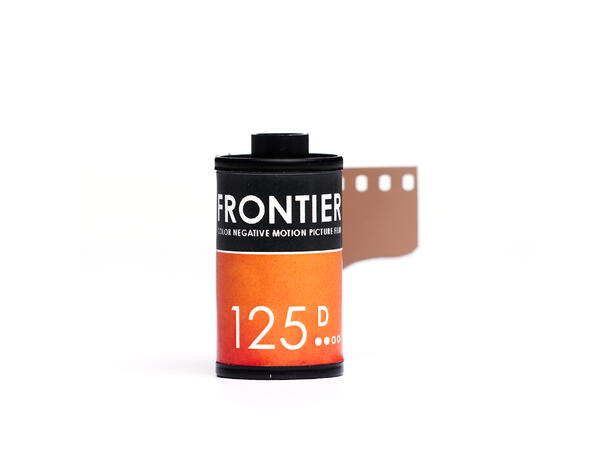 Frontier Motion Picture Film 125D 36 exp Fremkalling inkl. i pris. ECN-2-prosess