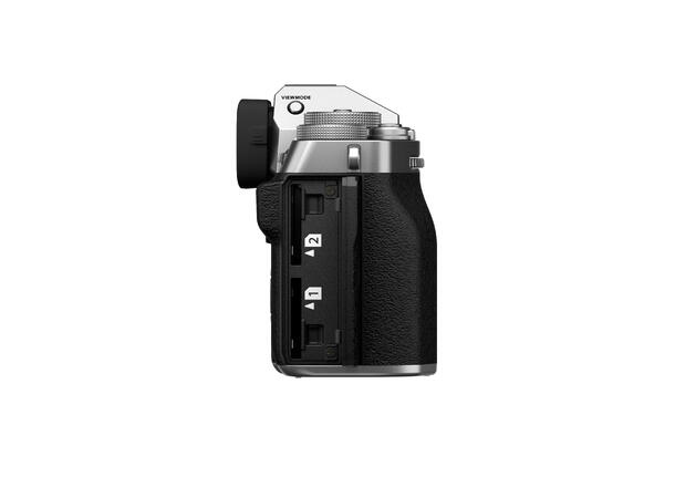 Fujifilm X-T5 Kit med 16-50/2.8-4.8 Sølv Værtettet, IBIS, 6K, 40Mp