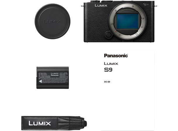 Panasonic Lumix S9 kamerahus Jet black 24,2 MP, Fullformat