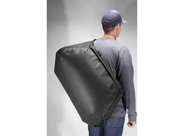 Peak Design Travel Duffel 65L Black Stor duffelbag m/ praktiske løsninger