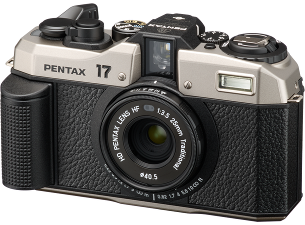 Pentax 17 Dark silver kamera Analogt halvformatkamera