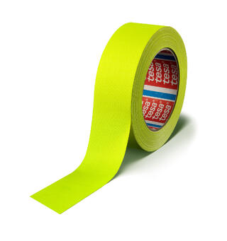 Tesa® 4671 Highlight Gaffa Tape Gul 25mm x 25m, fluoriserende gul tape