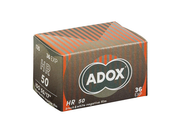 ADOX HR-50 135-36 med speed boost ISO 50, S/H-film, 36 eksp.