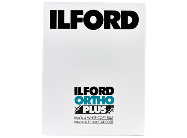 Ilford Film Ortho Plus 8x10 Bladfilm 8x10" 25 Ark