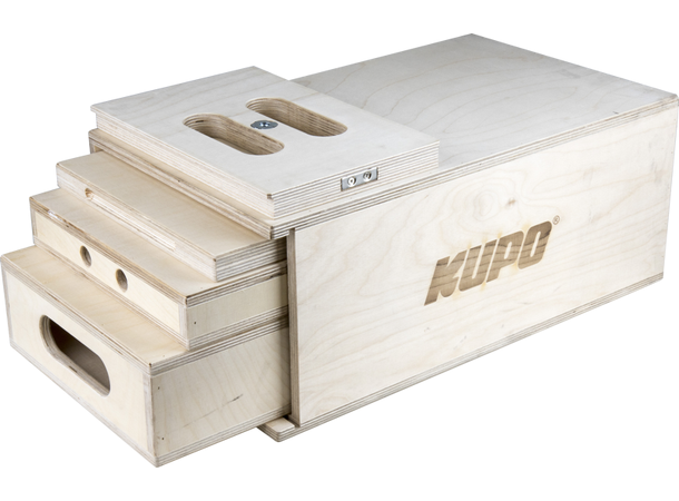 Kupo KAB-41K 4-1 Nesting Apple Box Kit Fullt Sett med Oppbevaringskasse