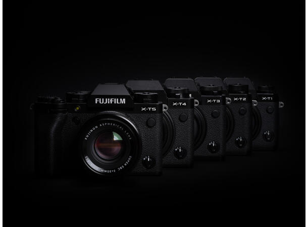 Fujifilm X-T5 Kit m/16-80mm f/4 R Sort Værtettet, IBIS, 6K, 40Mp