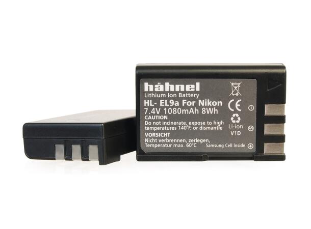Hahnel Batteri HL-EL9A Nikon Erstatning for Nikon EN-EL9a