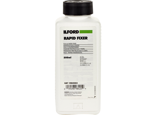 Ilford Rapid Fixer 500 ml Fikser for sort/hvit-film, 0,5  liter