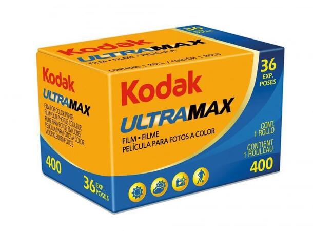 Kodak Ultramax 400 135-36, 1 rull Fargefilm, 400 ASA, 36 bilder, 1 rull