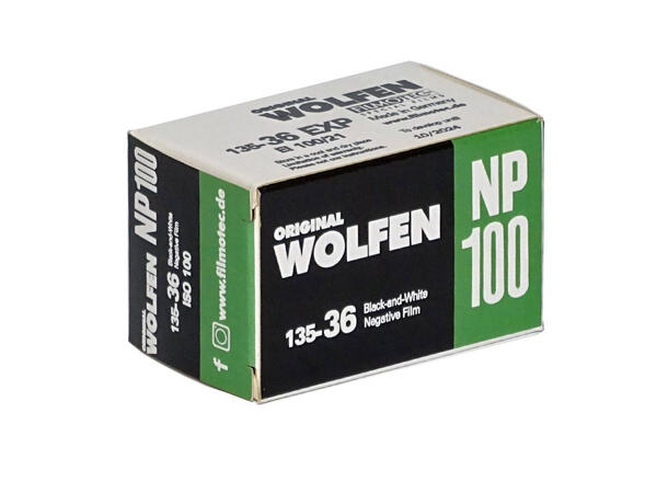 Orwo Wolfen NP100 135-36 ISO 100, S/H-film, 36 eksp.