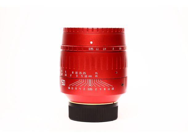 TTArtisans 50mm 1:0.95 Red OX, BRUKT BRUKT, Se beskrivelse, for Leica M