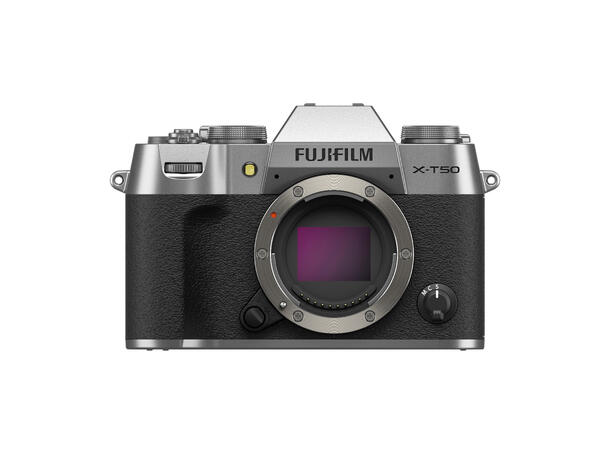 Fujifilm X-T50 kit med XF 16-50mm Sølv Bakbelyst 40.2 megapixel X-Trans