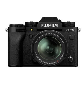 Fujifilm X-T5 Kit m/18-55mm f/2.8-4 Sort Værtettet, IBIS, 6K, 40Mp