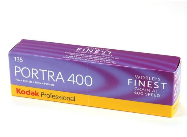 Kodak Portra 400 135-36 5-pakning Fargefilm, 400 ASA, 5 ruller