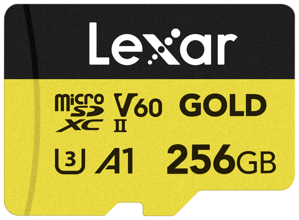 Lexar Gold microSDXC UHS-II 256 GB UHS-II/C10/A1/U3 R280/W100 (60)