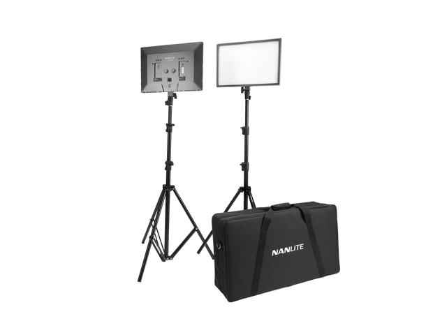 Nanlite LumiPad 25 LED kit med 2 Lys Kompakt bi-color LED-panel