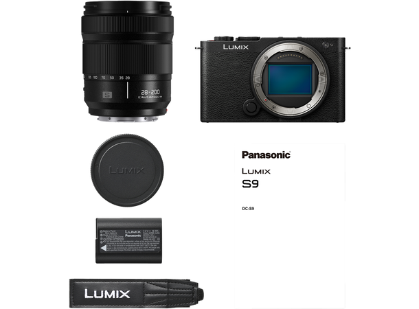 Panasonic Lumix S9 kit 28-200 f/4.0-7.1 24,2 MP, Fullformat