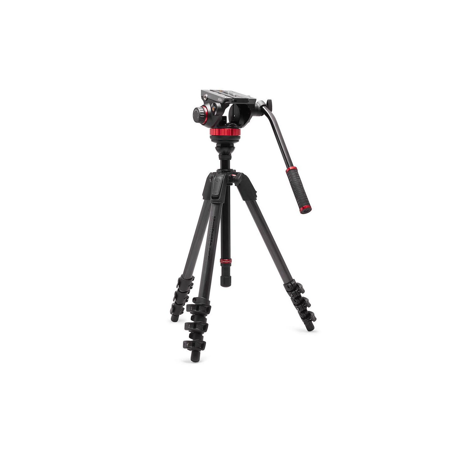 Manfrotto  MVH502AH + MT055CXPRO4 Tripod Kit Video