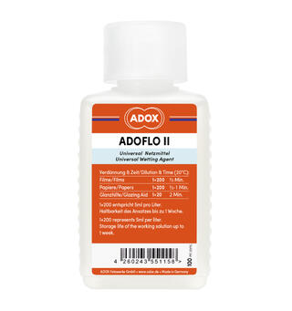 Adox Adoflo II Wetting Agent 100 ml conc Universelt skyllemiddel for fremkalling