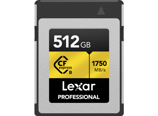 Lexar CFexpress Pro Gold 512GB R1750/W1500