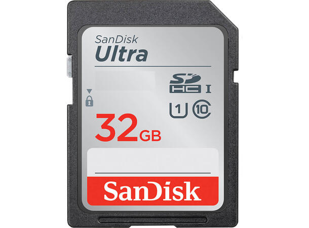 Sandisk SDHC Ultra 32GB minnekort 120MB/s