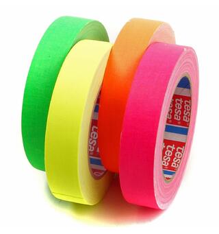 Tesa® 4671 Highlight Gaffa Tape 25mm 25mm x 25m, fluoriserende tape