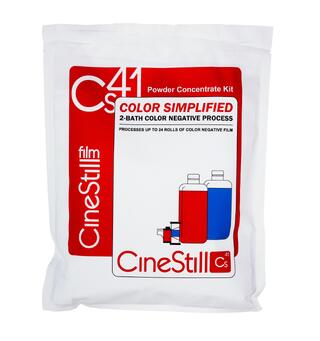 CineStill CS41 Color Simplified Kit Powder. 2-bath kit for C-41 fremkalling
